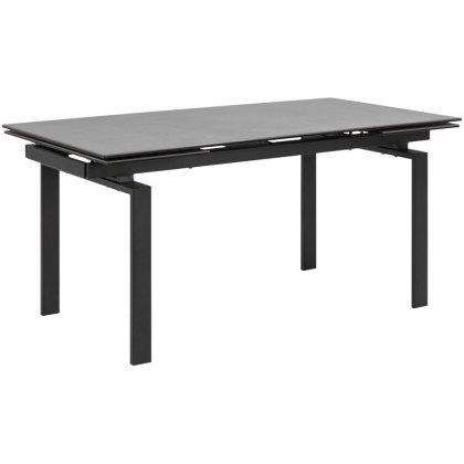 Hunston Table L120/200cm Black Ceramic