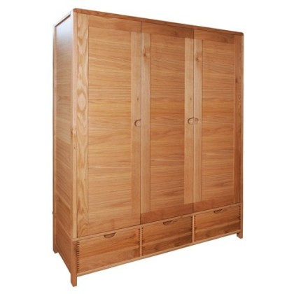 Bosco Bedroom 3 Door Wardrobe