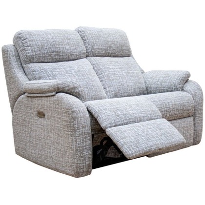 Kingsbury (Fabric) 2 Seater Elec Rec DBL with USB