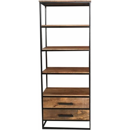Jaipur Industrial Bookcase 2 Drawer