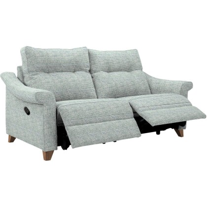 Riley (Fabric) Large Manual Recliner Sofa DBL