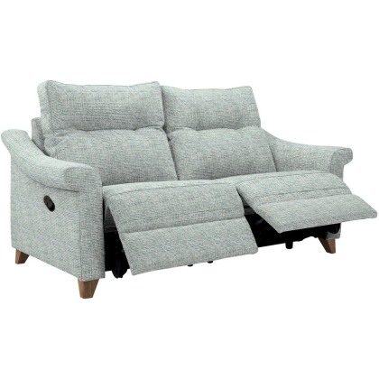 Riley (Fabric) Small Manual Recliner Sofa DBL