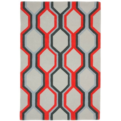 Hand Tufted Honey Coral