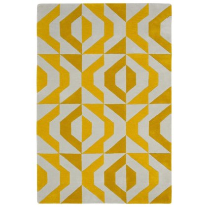 Hand Tufted Pitch Yellow