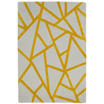 Hand Tufted Tilt Yellow