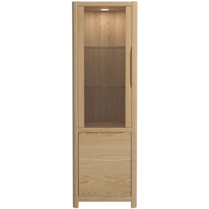 Malmo Corner Display Cabinet