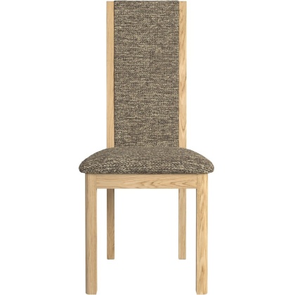 Malmo High Back Chair Grey Fabric