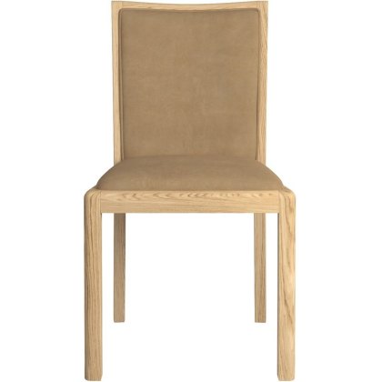 Malmo Upholstered Back Chair Faux Leather