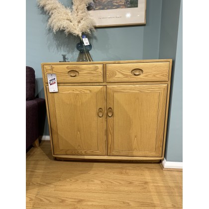 Clearance - Ercol Windsor 2 Door High Sideboard Clearance - Ercol Windsor 2 Door High Sideboard