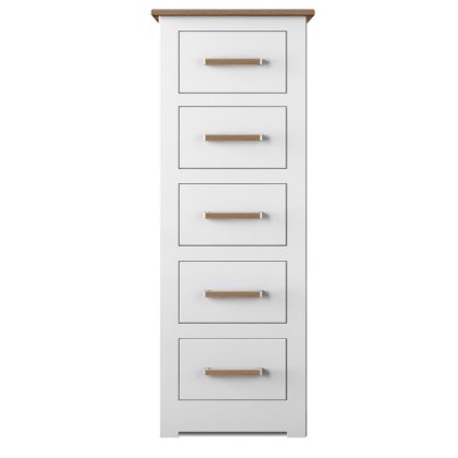 Modo Bedroom 5 Drawer Narrow Chest