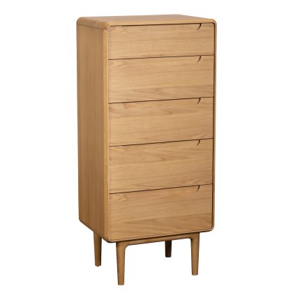 G Plan Winchester 5 Drawer Tall Chest with Mirror