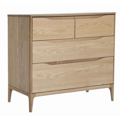 Rimini 4 Drawer Low Wide Chest