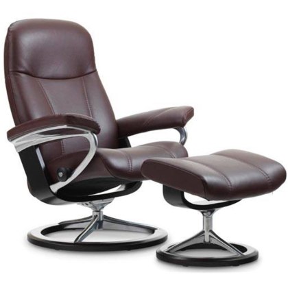 Consul Small Chair & Stool - Signature Base