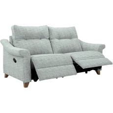 Riley (Fabric) Large Manual Recliner Sofa DBL Riley (Fabric) Large Manual Recliner Sofa DBL