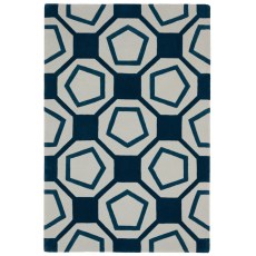 Hand Tufted Octave Multi Blue