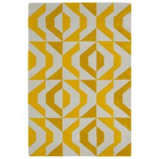 Hand Tufted Pitch Yellow