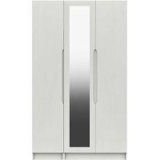 Salvington Tall 3 Door Robe with Mirror - (FLAT PACK) requires assembly