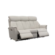 Kelson 3 Seater Electric Recliner DBL with Headrest, Lumbar and USB