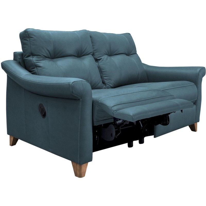 Riley (Leather) Large Manual Recliner Sofa DBL Riley (Leather) Large Manual Recliner Sofa DBL
