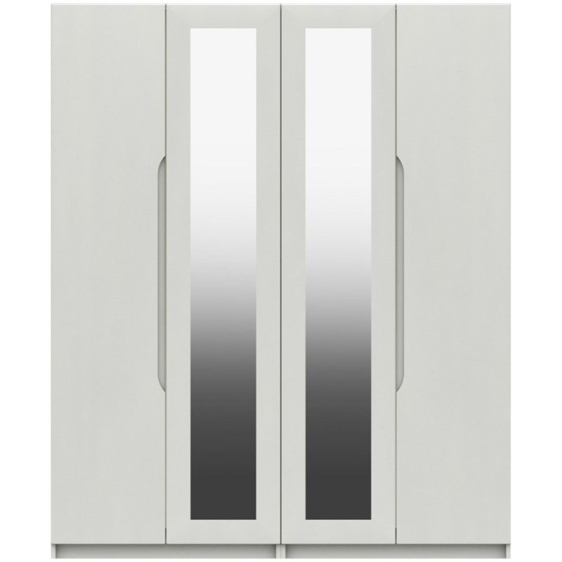 Salvington 4 Door Robe with 2 Mirrors Salvington 4 Door Robe with 2 Mirrors