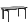 Hunston Table L120/200cm Black Ceramic