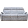 Kingsbury (Fabric) 3 Seater Man Rec DBL