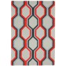 Hand Tufted Honey Coral