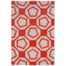 Hand Tufted Octave Coral