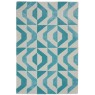 Hand Tufted Pitch Blue