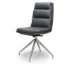Biloxi Nobo Swivel Chair Brushed Steel (K/D) Brushed Steel Legs Biloxi Nobo Swivel Chair Brushed Steel (K/D) Brushed Steel Legs
