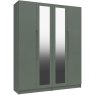 Salvington Tall 4 Door Robe with 2 Mirrors - (FLAT PACK) requires assembly Salvington Tall 4 Door Robe with 2 Mirrors - (FLAT PACK) requires assembly