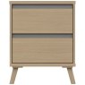 Trotton 2 Drawer Bedside Chest Trotton 2 Drawer Bedside Chest