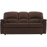 Chloe (Leather) 3 Seater Sofa