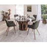 Woodland 160cm Round Dining Table (10mm Glass) Woodland 160cm Round Dining Table (10mm Glass)
