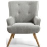 Occasional Chairs Silver Grey Cinema Chair
